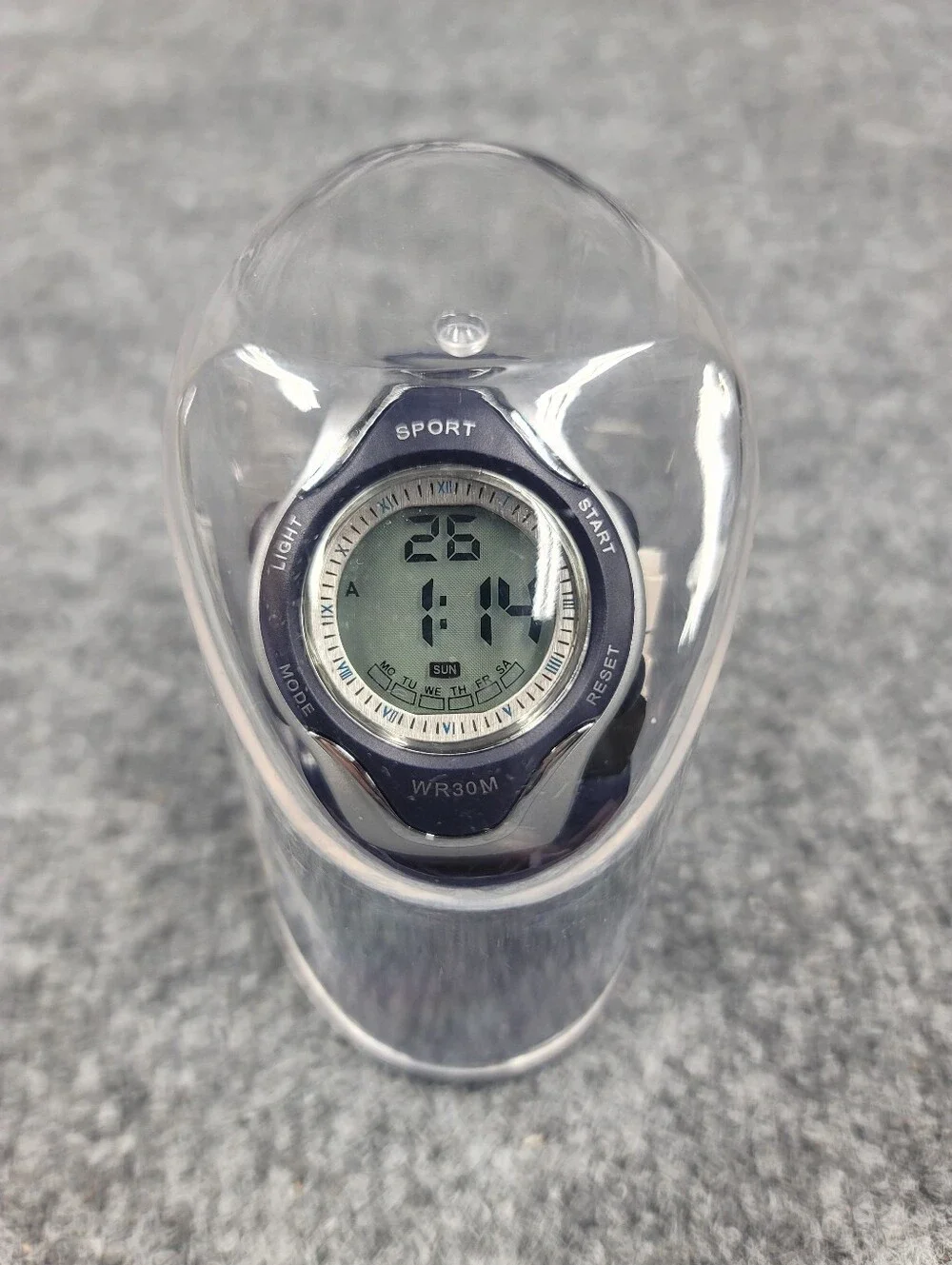 Vintage Motile Sport WR30M Multi Function Digital Wristwatch Water Resistant